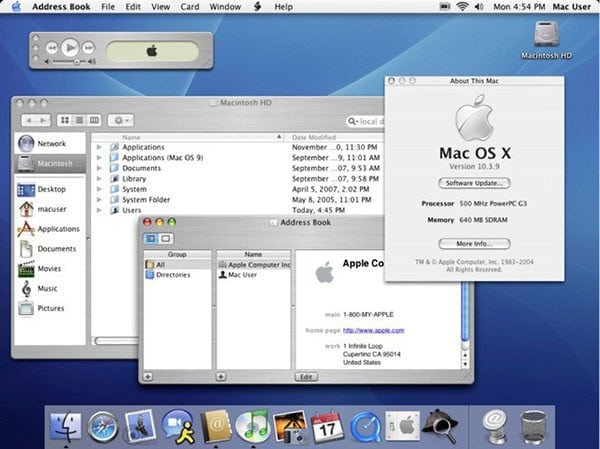 Mac OS X 