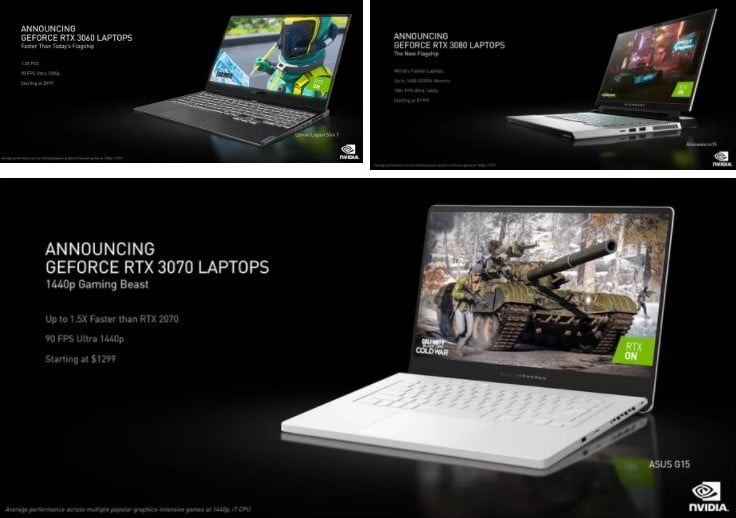Nvidia is bringing its RTX 3080 to laptops on January 26th