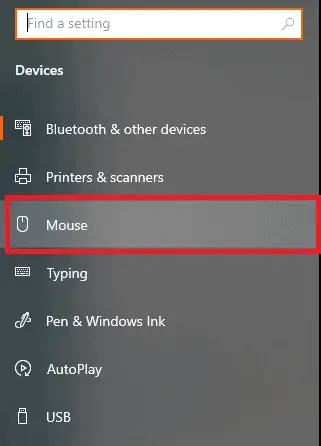 Select mouse