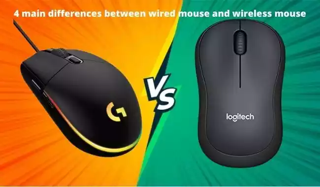 Differences between wired mouse and wireless mouse